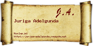 Juriga Adelgunda névjegykártya